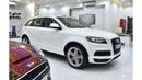 Audi Q7 EXCELLENT DEAL for our Audi Q7 S-Line 4.2L QUATTRO ( 2010 Model ) in White Color GCC Specs