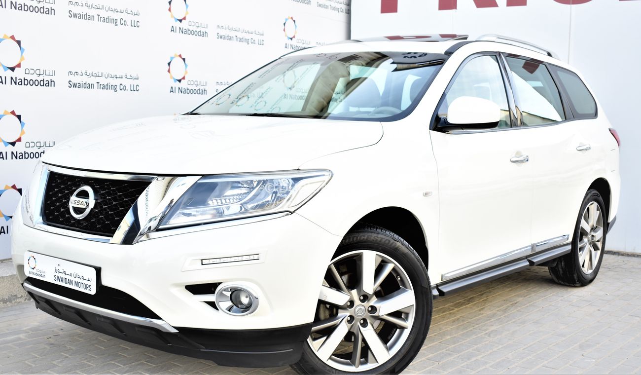 نيسان باثفايندر 3.5L SV 4WD V6 2015 GCC DEALER WARRANTY