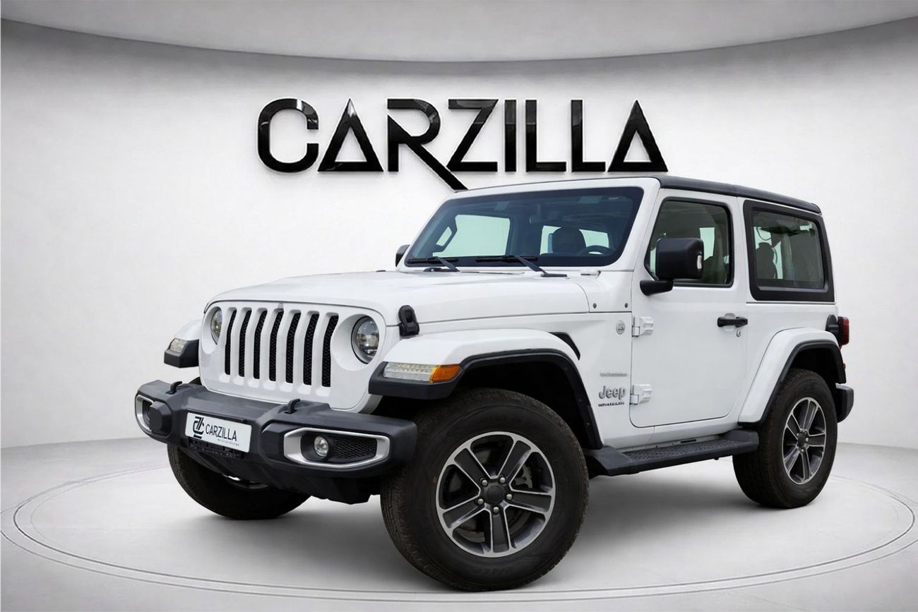 Jeep Wrangler Sahara 3.6L A/T (5 Seater) RAMADAN OFFER l  AED 2,644 P.M l 0% Downpayment l Sahara l Agency Warrant
