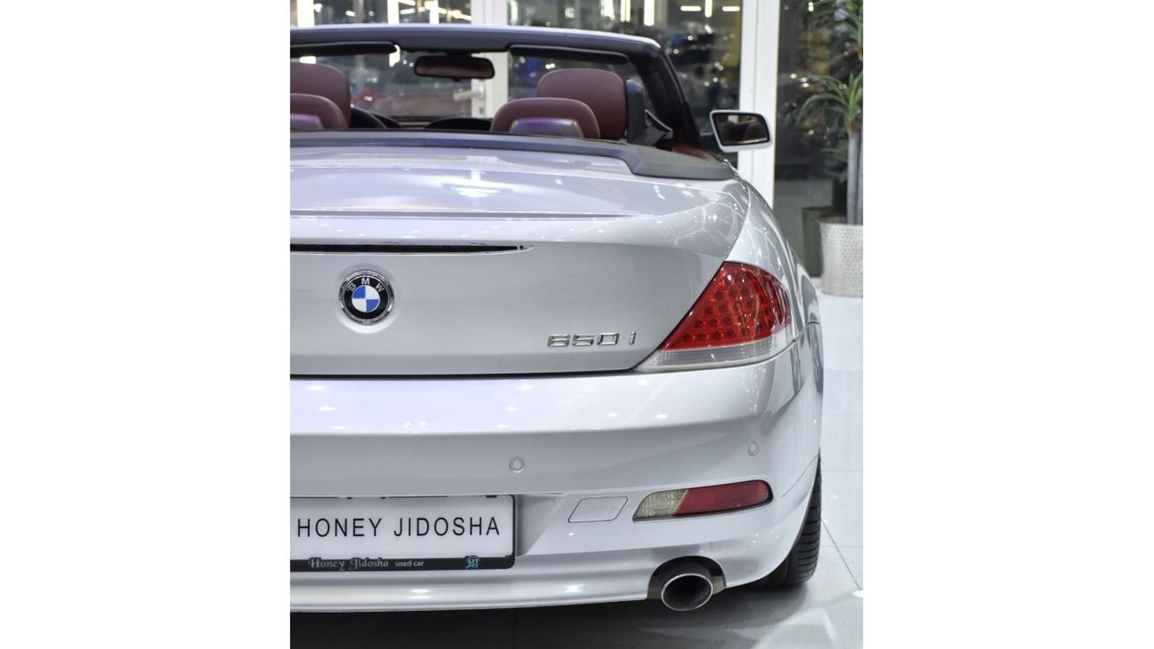 BMW 650i EXCELLENT DEAL for our BMW 650i Convertible ( 2006 Model ) in Silver Color GCC Specs