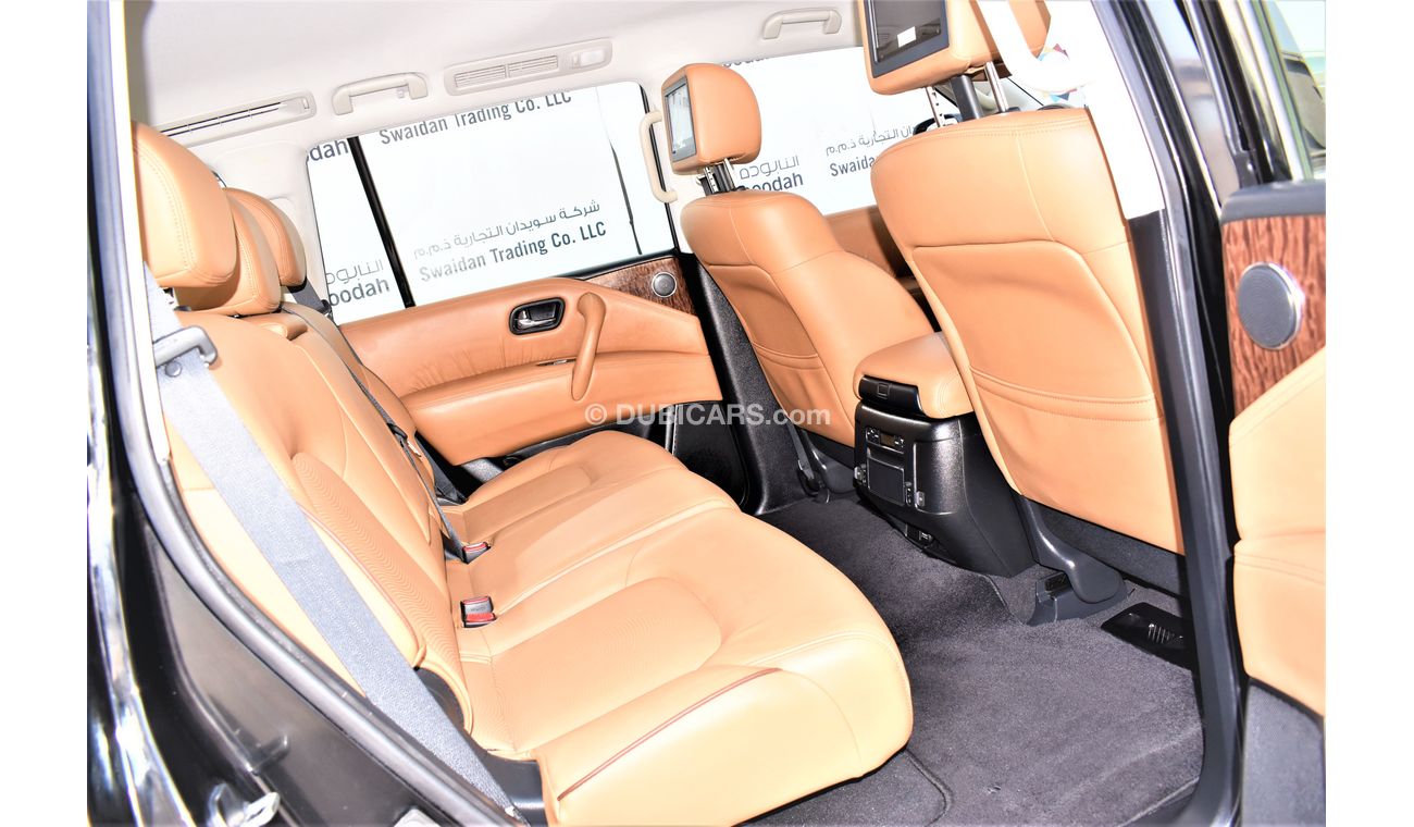 Nissan Patrol AED 3330 PM | 5.6L LE PLATINUM CITY GCC DEALER WARRANTY