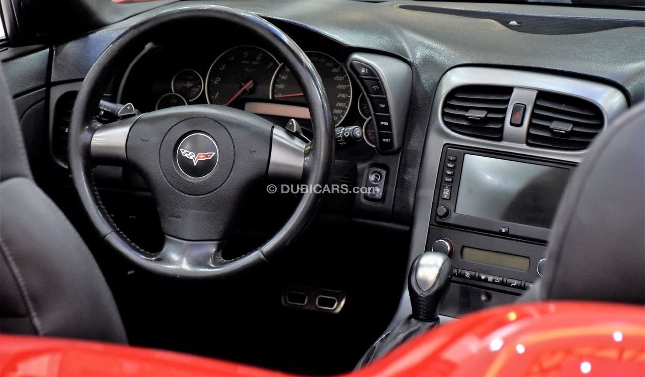 Chevrolet Corvette EXCELLENT DEAL for our Chevrolet Corvette C6 / LS2 V8 Engine ( 2006 Model ) in Red Color GCC Specs