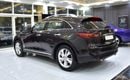 إنفينيتي QX70 EXCELLENCE EXCELLENT DEAL for our Infiniti QX70 ( 2016 Model ) in Brown Color GCC Specs