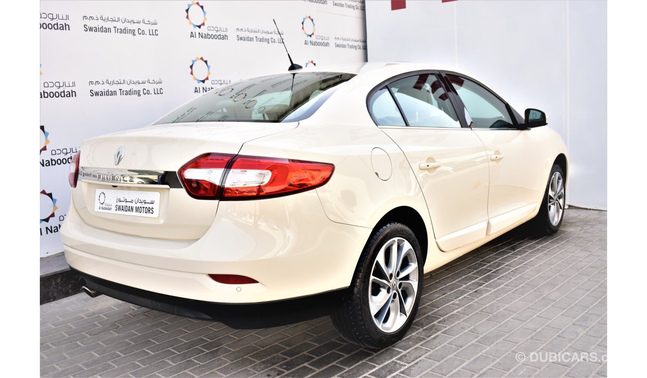 Renault Fluence DEALER WARRANTY 2.0L LE 2017 GCC SPECS