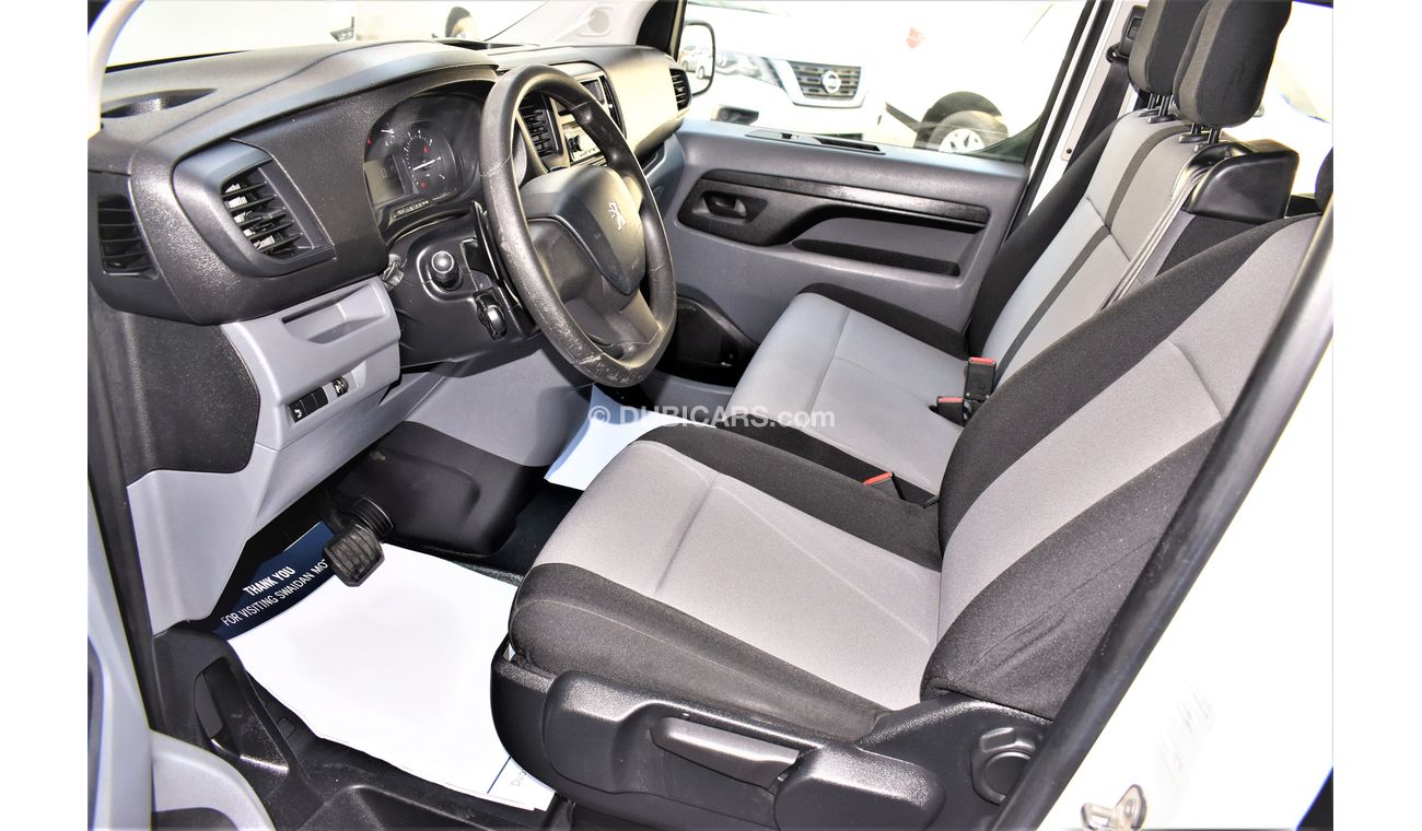 Peugeot Expert AED 910 PM | 2.0L L3 AT 9STR VAN GCC DEALER WARRANTY