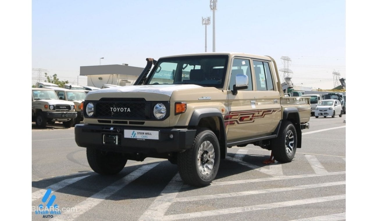 تويوتا لاند كروزر بيك آب 2024 79 Series 4.0L LX V6 Double Cab 4WD 4 Doors Petrol AT - Book Now!