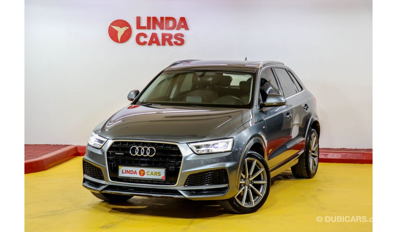 أودي Q3 RESERVED ||| Audi Q3 S-line 2018 GCC under Warranty Agency with Zero Down-Payment.