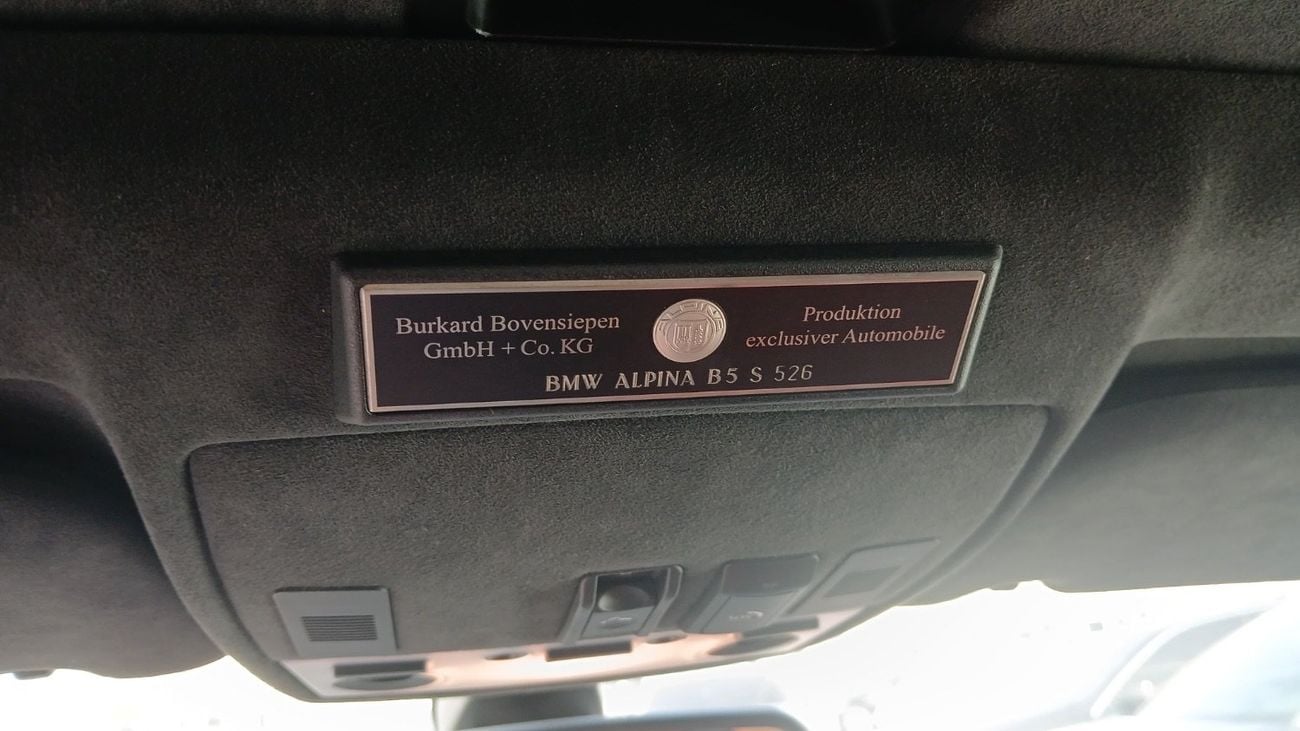 بي أم دبليو B5 BMW ALPINA B5S MODEL 2009 GCC SPACE FULL OPTION FULL SERVICE HISTORY IN COMPANY
