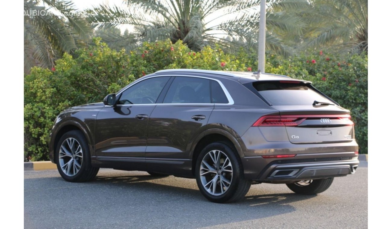 أودي Q8 55 TFSI quattro أودى Q8 55 S- line TFSI خليجي 2019 صبغ وكالة تشييكات الوكالة داخل الضمان