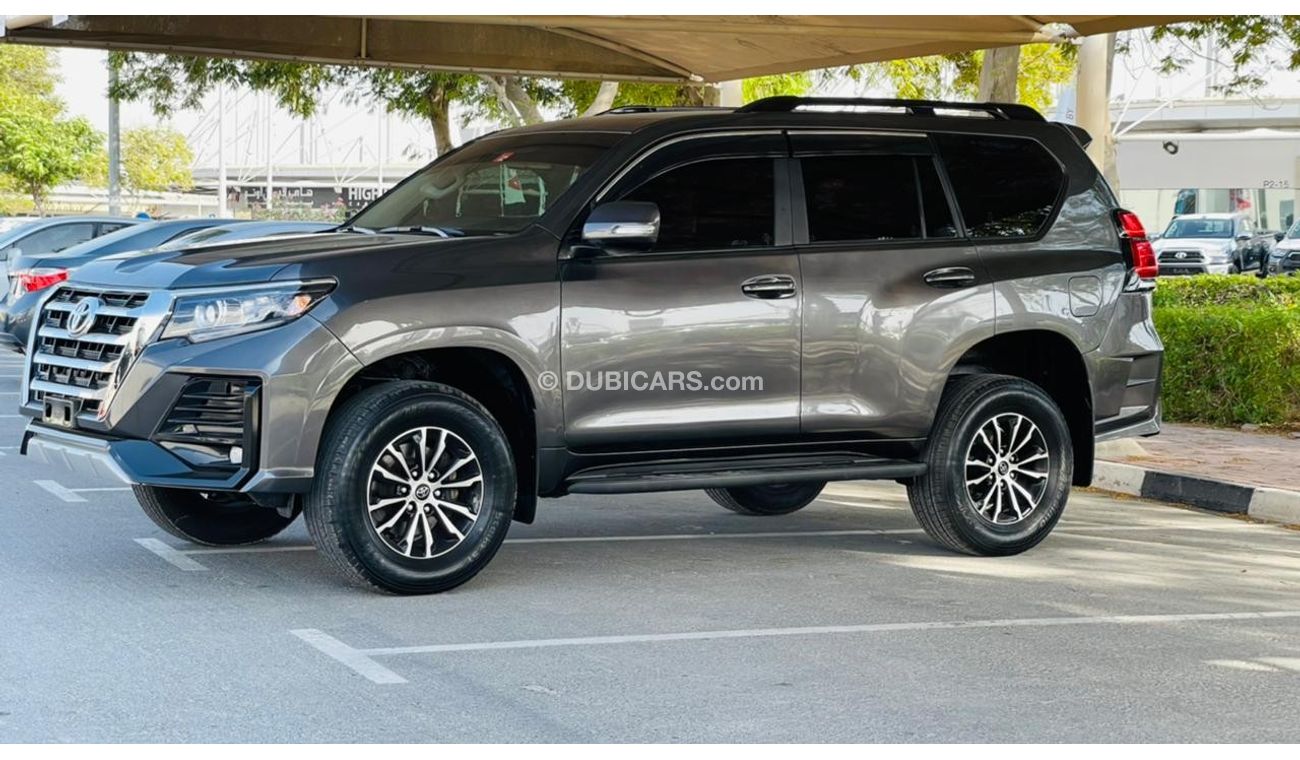 تويوتا برادو 2015 Grey *Limgene Body Kit* V6 4.0 CC Petrol [LHD] Original Leather 7 Electric Seats {Tesla Screen}