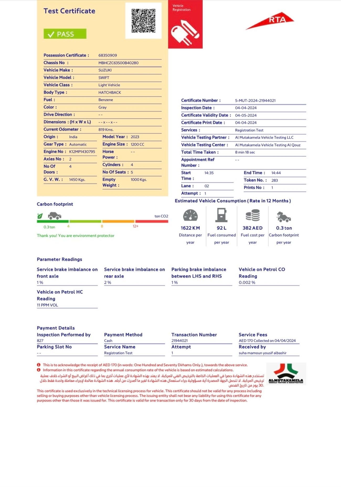 Suzuki Swift GLX | low mileage  | ALL INCLUSIVE |