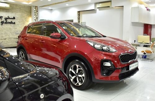 Kia Sportage LX STANDARD EXCELLENT DEAL for our KIA Sportage ( 2021 Model ) in Red Color GCC Specs