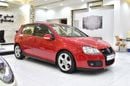Volkswagen Golf EXCELLENT DEAL for our Volkswagen GTi ( 2009 Model ) in Red Color GCC Specs
