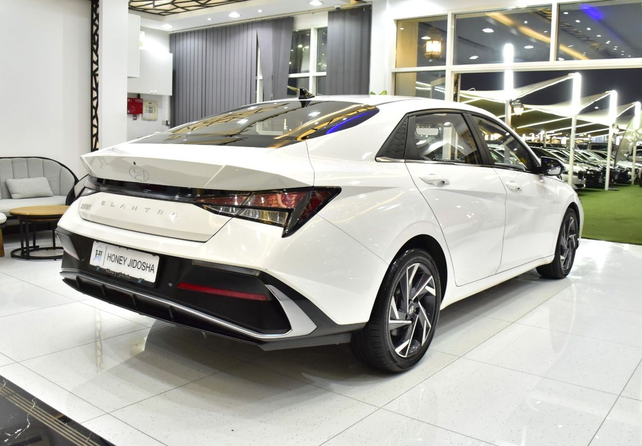Hyundai Elantra EXCELLENT DEAL for our Hyundai Elantra ( 2024 Model ) in White Color Chinese Specs