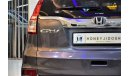 Honda CRV FULL SERVICE HISTORY!! Honda CR-V 2015 Model!! in Grey Color! GCC Specs