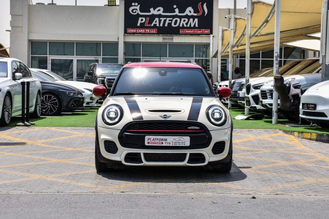 Mini John Cooper Works Cabrio Mini cooper works Model 2021 Gcc specs Full check agency, Under warranty Original paint no accident