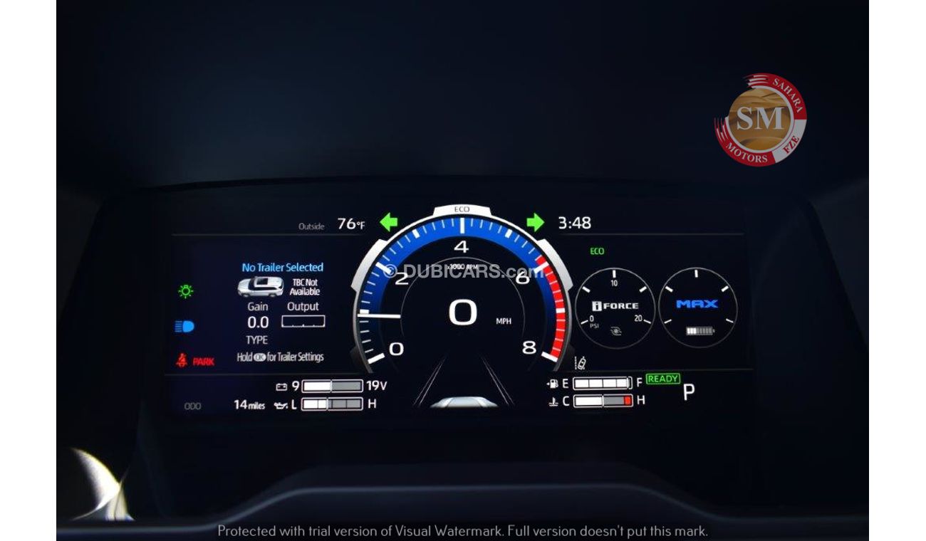 Toyota Sequoia Trd Pro Hybrid V6 3.5L Turbo 4wd Automatic.UAE Registration +10%