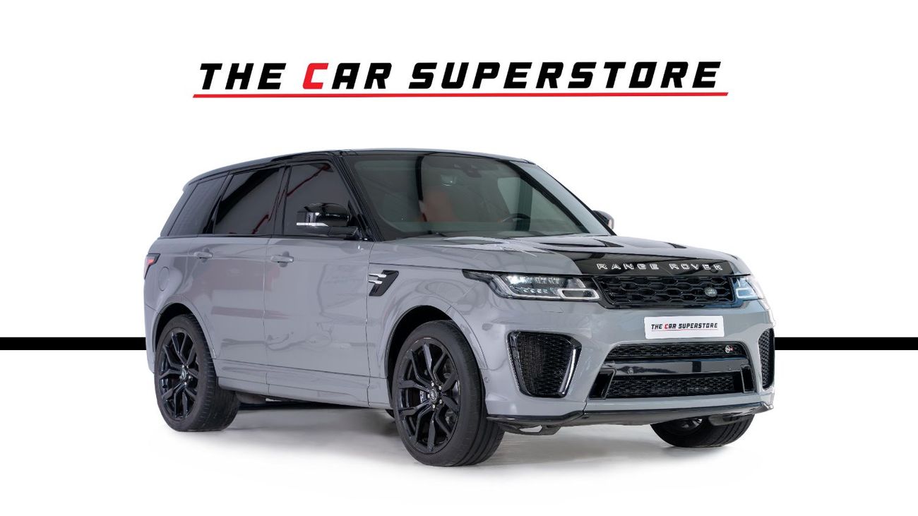 Land Rover Range Rover Sport SVR 5.0L (575 HP) AWD Range Rover Sport SVR Ultimate Edition-Bespoke Color-Black/Red Interior-Black
