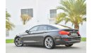 BMW 420i GranCoupe 2015 - Fully Agency Serviced! - AED 1,743 Per Month! - 0% DP