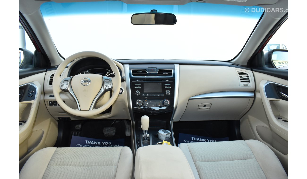 Nissan Altima 2.5L SV 2015 GCC DEALER WARRANTY