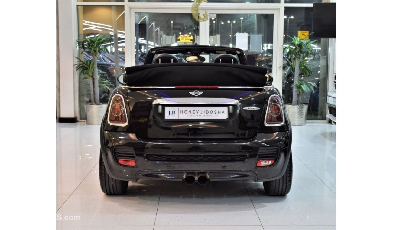 ميني جون كوبر EXCELLENT DEAL for our Mini JOHN COOPER WORKS 2015 Model CONVERTIBLE!! in Black / Red Color! GCC Spe