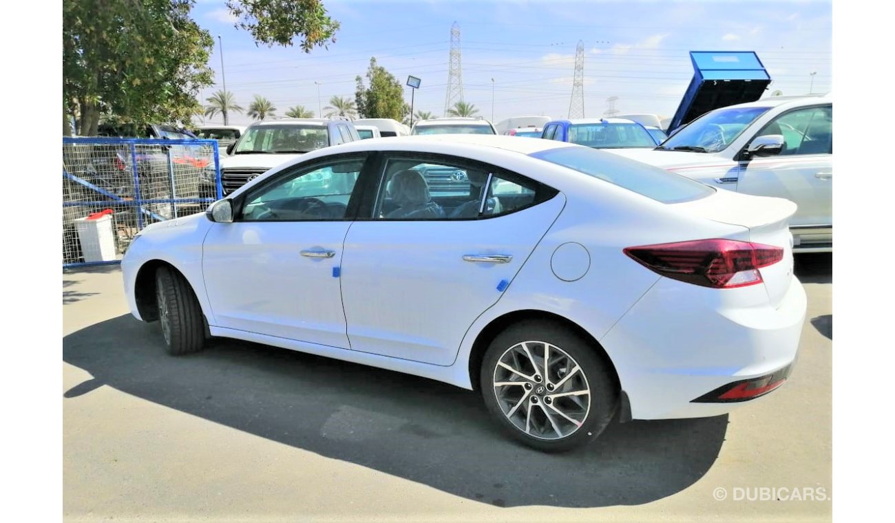 Hyundai Elantra with  sunroof and screen camera