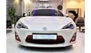 Toyota 86 GTX 86 2014 Model!! in White Red Color! GCC Specs