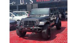 Jeep Wrangler SAHARA UNLIMITED LIFTED 2016 GCC SINGLE OWNER WITH FSH WITH AGENCY IN MINT CONDITION