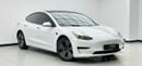 Tesla Model 3 STANDARD RANGE 2022 Tesla Model 3, Tesla Warranty+Full Service History, GCC