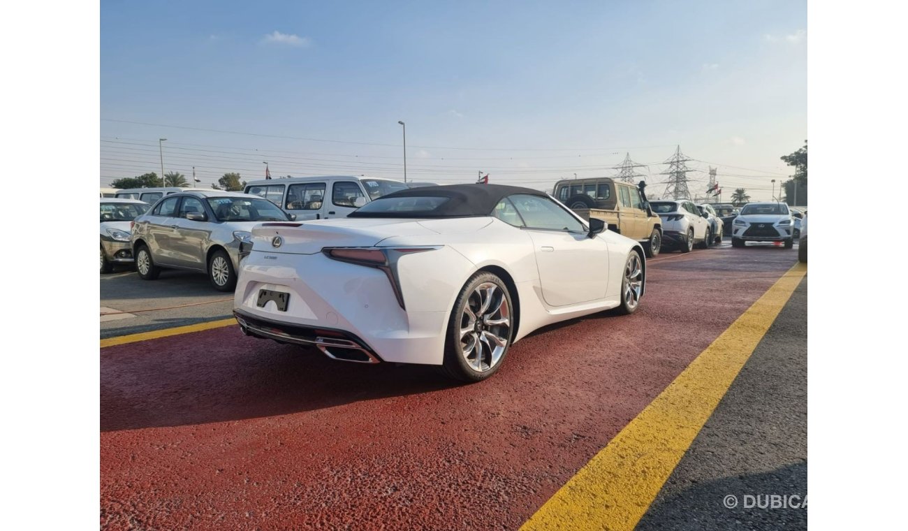 Lexus LC500 Lexus LC 500 5.0L, Convertible, RWD, Gasoline, White inside Red, Model 2021