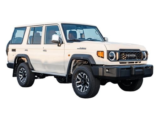 تويوتا لاند كروزر 70 LC76 LX ECTKSA003 - 2025 Toyota LC 76 5 Doors Hardtop - 2.8L Diesel Auto - Full Options – White with Tan Int