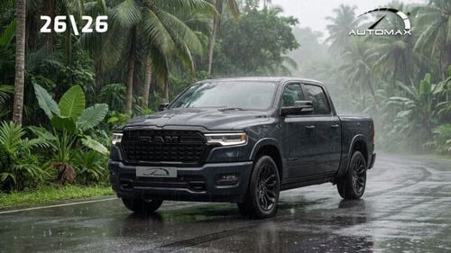 RAM 1500 ( Eid al-Adha Offer ) (For Export , НА ЭКСПОРТ) PY 26/26 Limited Crew Cab Hurricane H.O 3.0TT GCC Бе