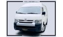 Toyota Hiace HIGH ROOF + CARGO VAN + SIDE PANEL+ USB + AUX / GCC / 2017 / UNLIMITED MILEAGE WARRANTY / 1,086 DHS