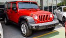 Jeep Wrangler Sport Unlimited, 3.6L-V6 4X4, GCC Specs with Warranty and Service until Nov 2021 or 100,000km