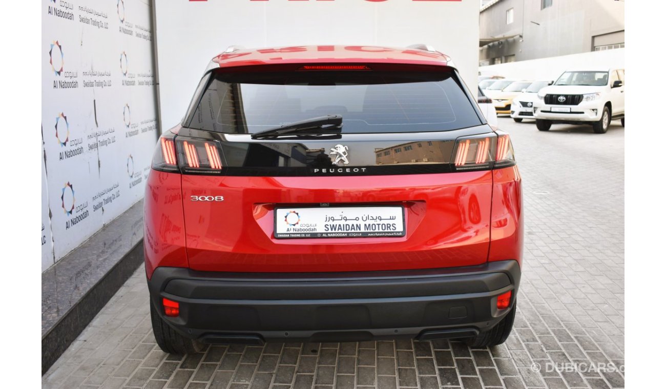 Peugeot 3008 AED 1199 PM | 1.6L ACTIVE GCC AGENCY WARRANTY UP TO 2026 OR 100K KM