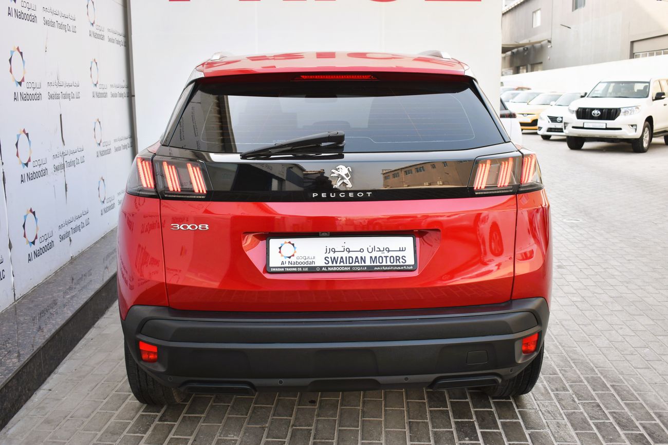 Peugeot 3008 AED 1199 PM | 1.6L ACTIVE GCC AGENCY WARRANTY UP TO 2026 OR 100K KM
