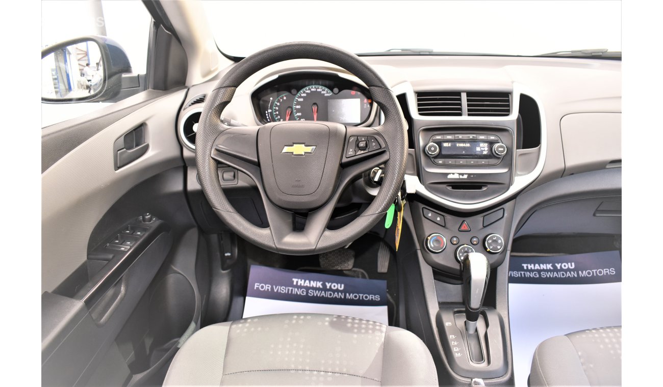Chevrolet Aveo 1.6L LS 2019 GCC DEALER WARRANTY