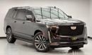 Cadillac Escalade 2023 Cadillac Escalade ESV, 1 Year Warranty Unlimited Km, Cadillac Full Service History, GCC