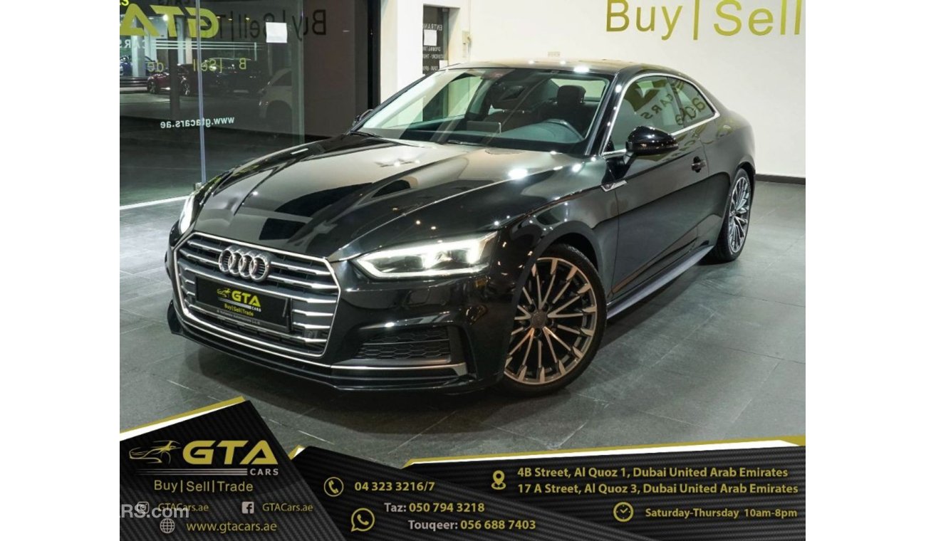 أودي A5 2017 Audi A5 S-Line 40TFSI, Warranty, Service History, GCC