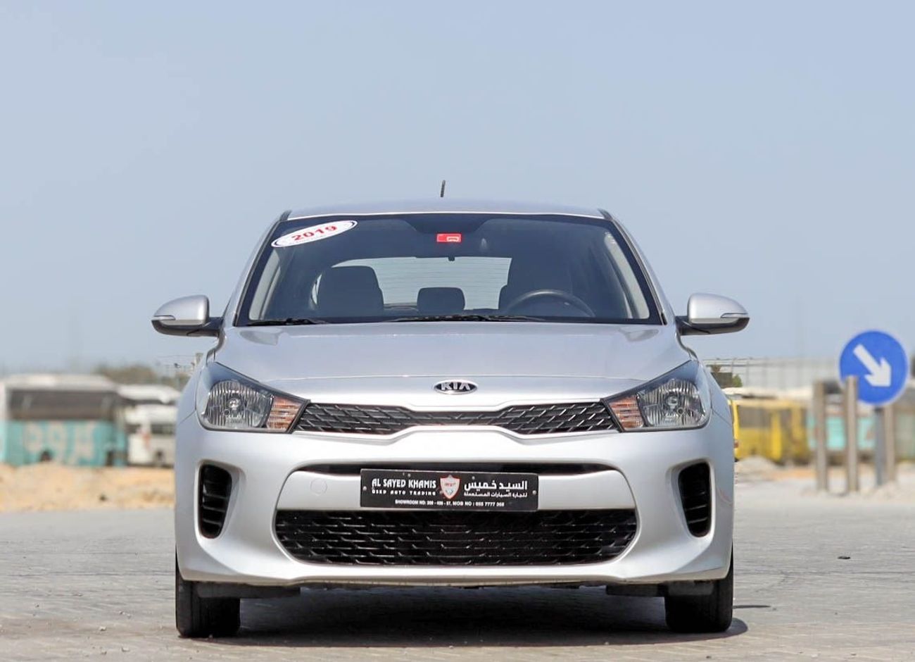 Kia Rio EX 1.4L (107 HP) Hatchback Kia Rio 1.4L 2019 GCC accident free in excellent condition 528 P.M