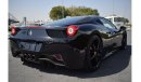 Ferrari 458 Std ITALIA 2012 VERY LOW MILEAGE AED559000 EXPORT PRICE