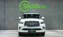 Infiniti QX80 Standard DEALER WARRANTY UNTIL JANUARY 2025 - QX 80 - GCC - SERVICE HISTORY