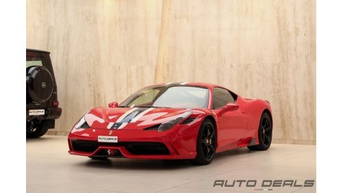 Ferrari 458 Speciale | 2015 - GCC - Very Low Mileage - Service History | 4.0L V8