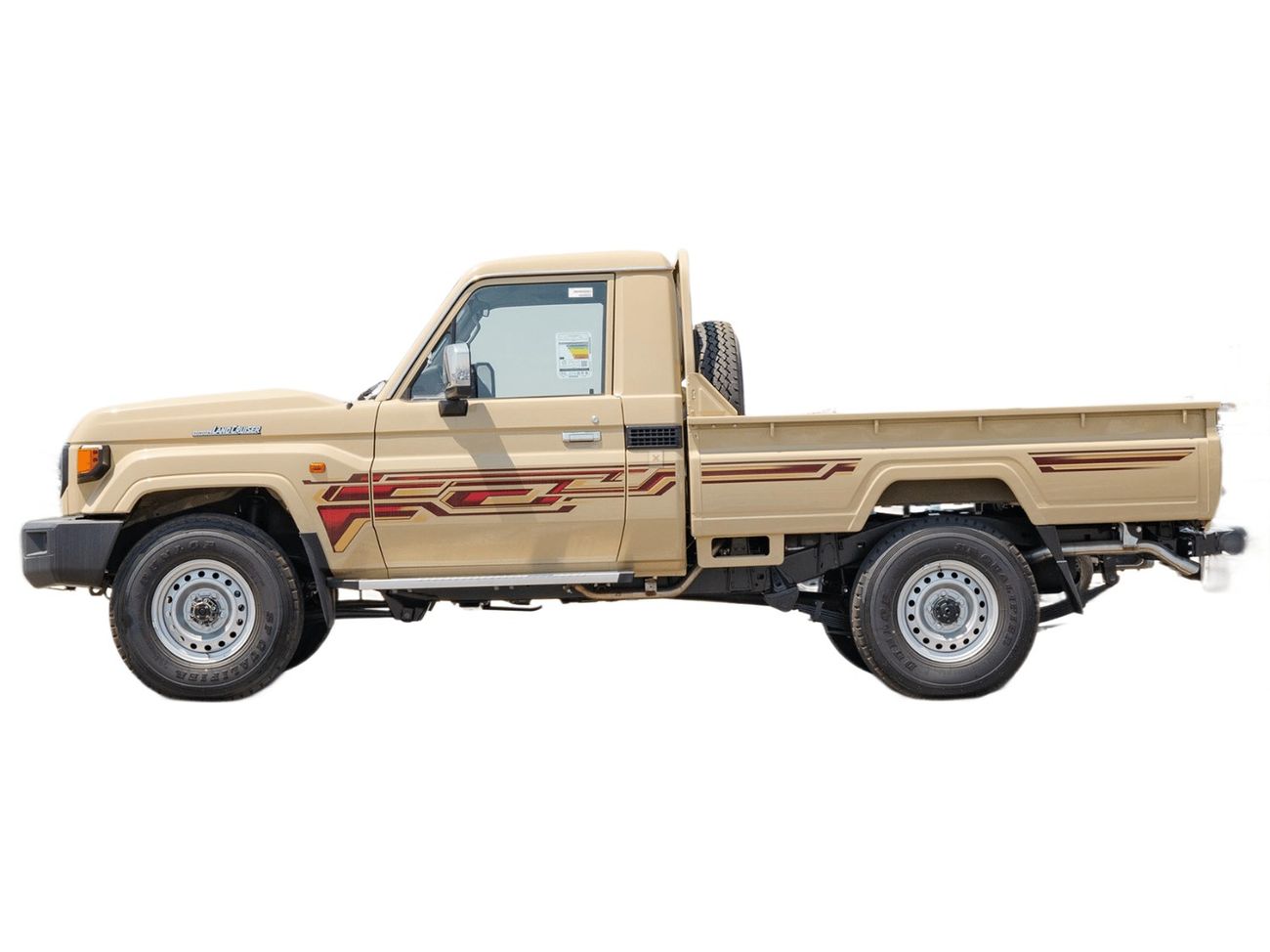 تويوتا لاند كروزر بيك آب ECT0106 - Toyota LC79 Single Cab Pick Up (GRJ79) - 4.0L Petrol Manual Mid Beige 2025