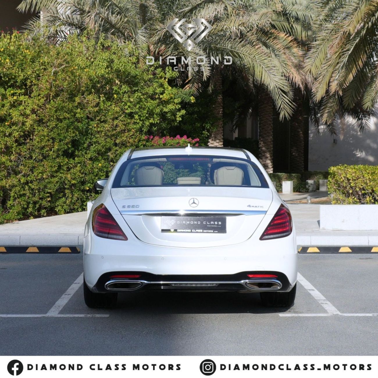 Mercedes-Benz S 560 Exclusive Edition 4.0L Mercedes S560 AMG Full Option  Panoramic  5 Buttons  2018 GCC