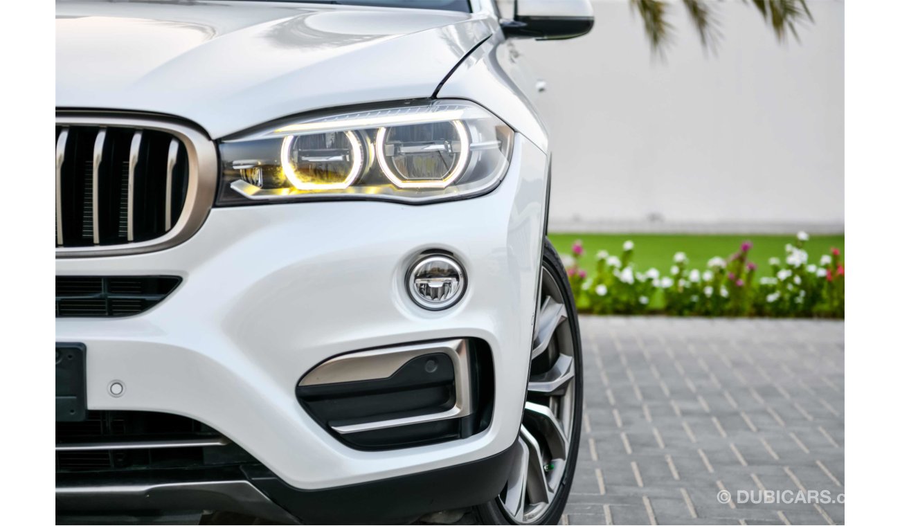 BMW X6 xDrive 50i - Under Warranty - GCC - AED 2,722 P.M - 0% D.P