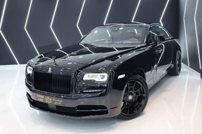 Rolls Royce Wraith Black Badge, Starlight Healiner, Two-Tone Interior, GCC Specs!!