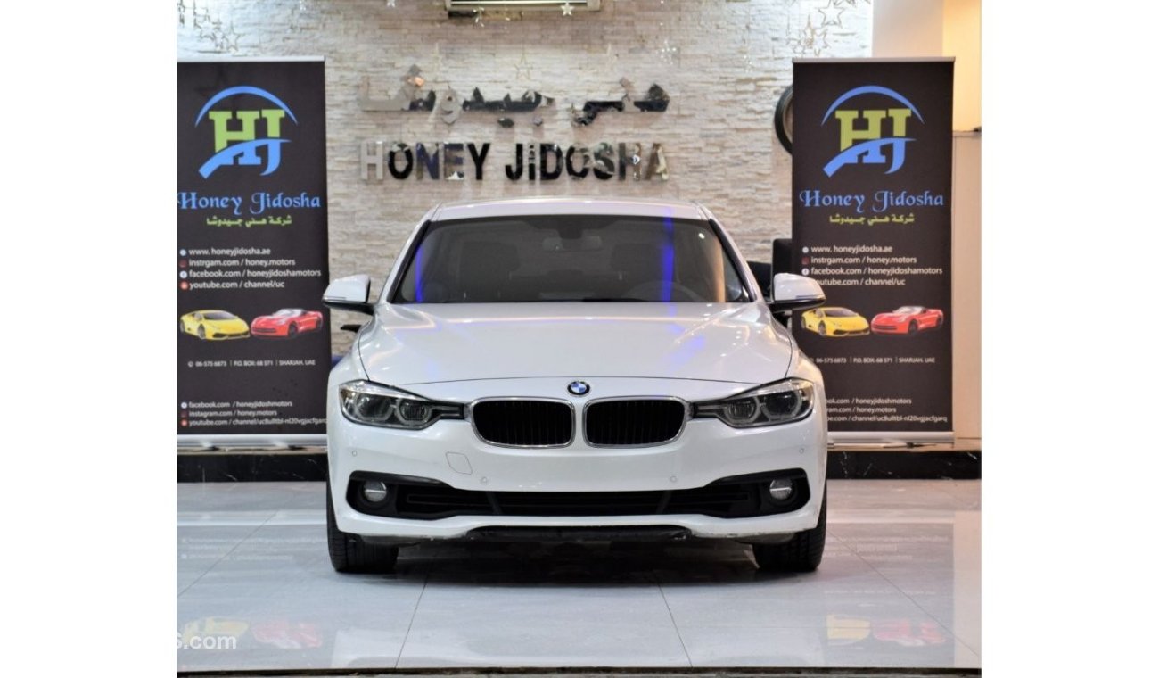 بي أم دبليو 318 AED 1,213 Per Month / 0% D.P | BMW 318i 1.5L ( 2017 Model! ) in White Color! GCC Specs
