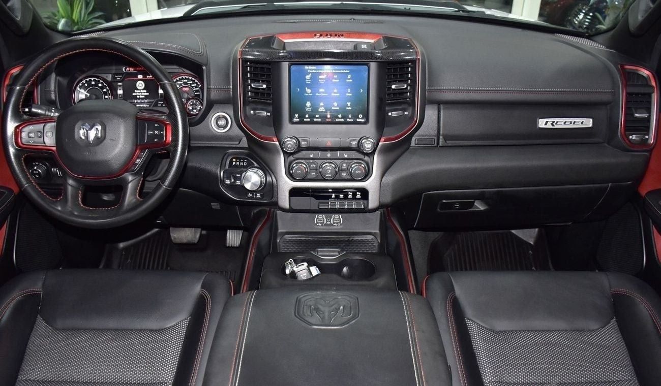 رام 1500 EXCELLENT DEAL for our Dodge Ram Rebel 4x4 5.7L ( 2021 Model ) in White Color GCC Specs