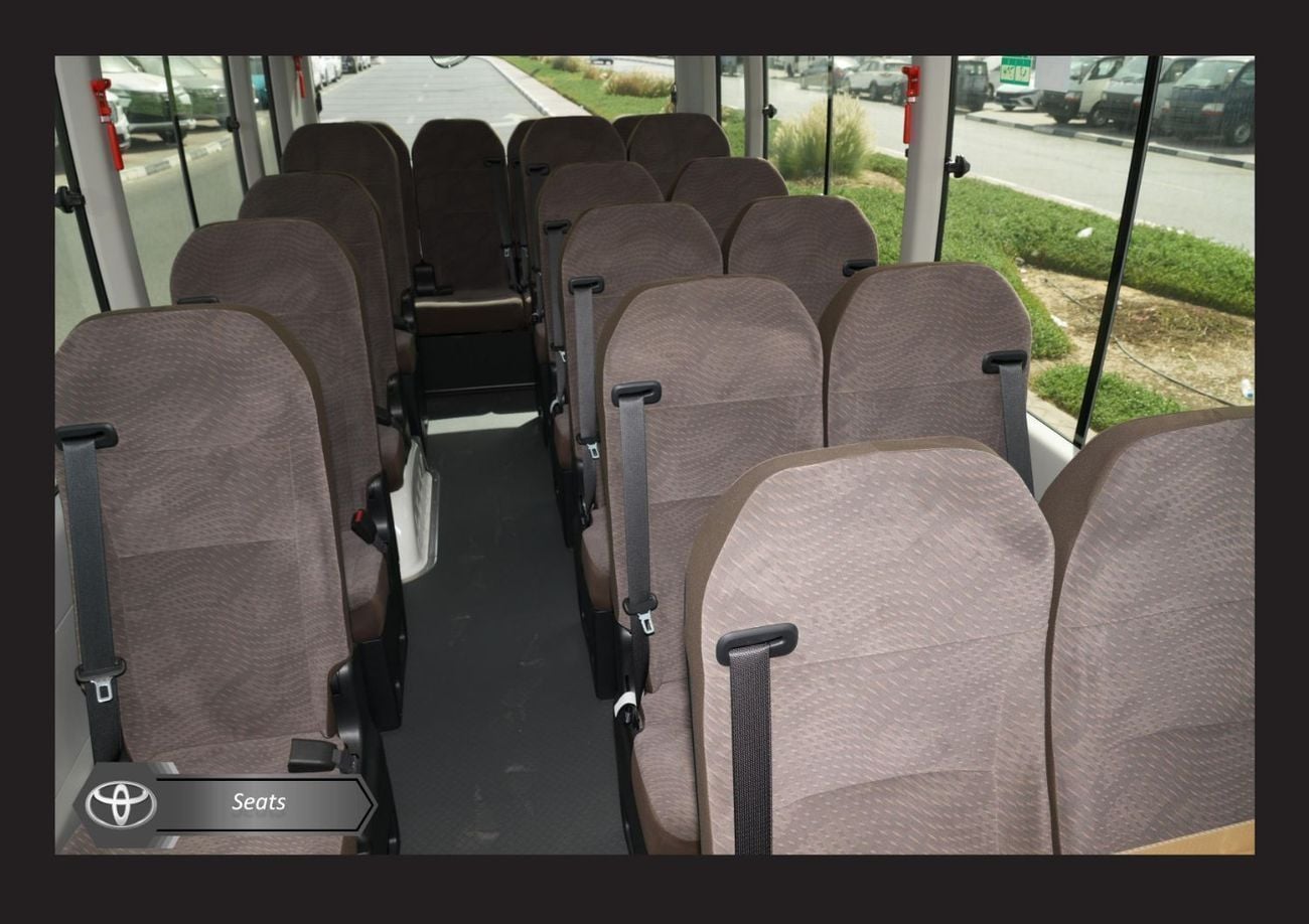 تويوتا كوستر  TOYOTA COASTER 2.7L 23-STR H/R MID M/T PTR 2025 Export Only